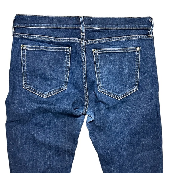 Koral boot cut denim jeans distressed size 31 12 dark wash blue - Picture 6 of 7